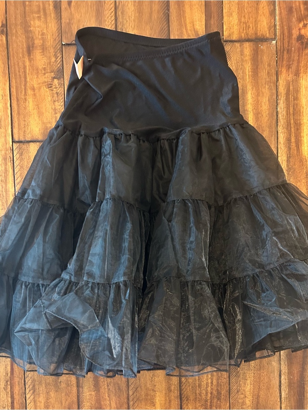 Grace Karin Black Layered Tulle A-Line Skirt